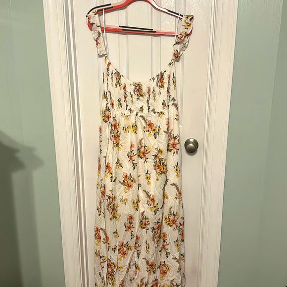 Floral off shoulder maxi dress - Picture 1 of 6